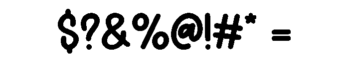 Bright Summer Regular Font OTHER CHARS