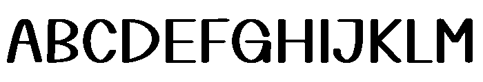 Bright Sunday Regular Font UPPERCASE
