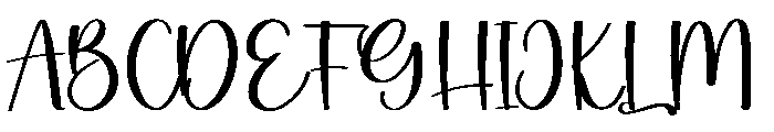 Bright Sunlight Font UPPERCASE