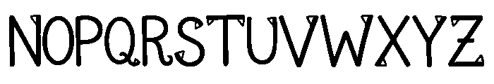 BrightMind Regular Font UPPERCASE