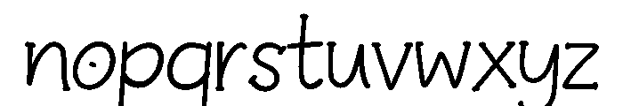 Brightara Font LOWERCASE