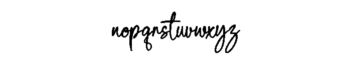 Brighte Font LOWERCASE