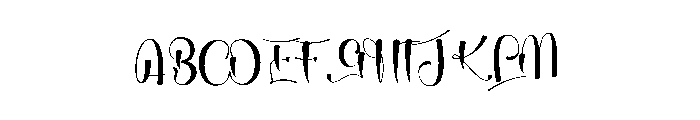 Brightening Font UPPERCASE