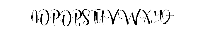 Brightening Font UPPERCASE