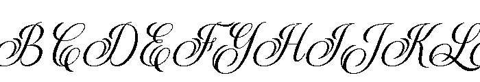 Brighter Calligraphy Regular Font UPPERCASE