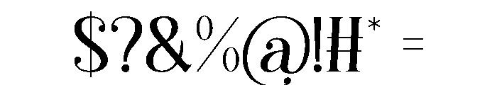 Brighter Christmas Regular Font OTHER CHARS