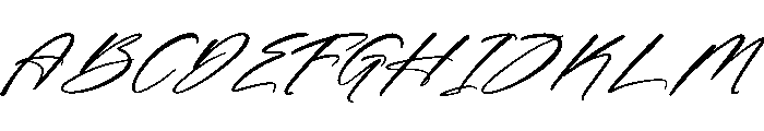 Brighters Radiant Italic Font UPPERCASE