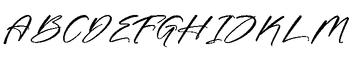 Brighters Radiant Font UPPERCASE
