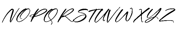Brighters Radiant Font UPPERCASE