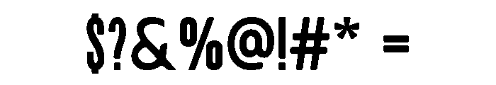 Brightform Regular Font OTHER CHARS