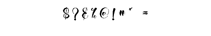 Brightful Font OTHER CHARS