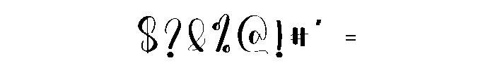 Brighting1 Font OTHER CHARS