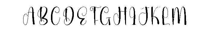 Brighting1 Font UPPERCASE