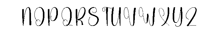 Brighting1 Font UPPERCASE
