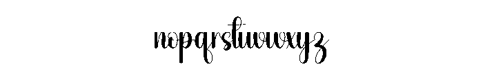 Brighting1 Font LOWERCASE