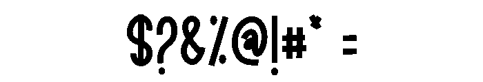 Brightly Christmas Font OTHER CHARS