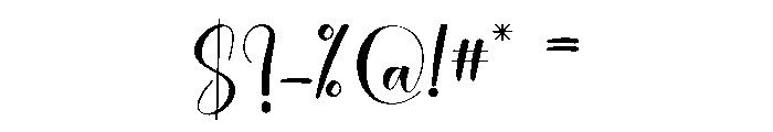 Brightlys Font OTHER CHARS