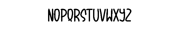 Brightnes Kloria Font LOWERCASE