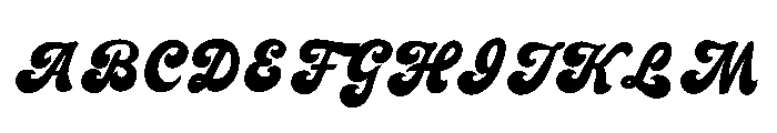 BrightonAvenue-Regular Font UPPERCASE