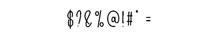 Brighty Holiday Font OTHER CHARS