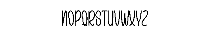 Brighty Holiday Font UPPERCASE