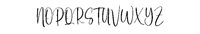 Brighty Signature Font UPPERCASE