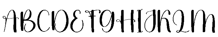Brighty Sunday Font UPPERCASE