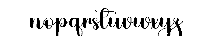 Brighty Sunday Font LOWERCASE