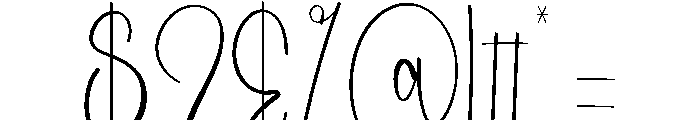 Brighty Valentine Font OTHER CHARS