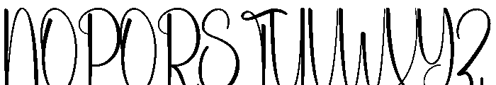 Brighty Valentine Font UPPERCASE