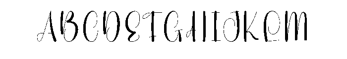 Brighty1 Font UPPERCASE