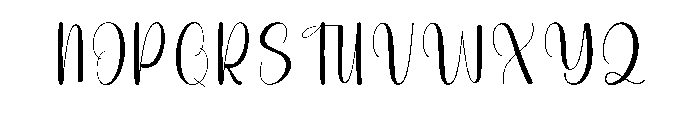 Brighty1 Font UPPERCASE
