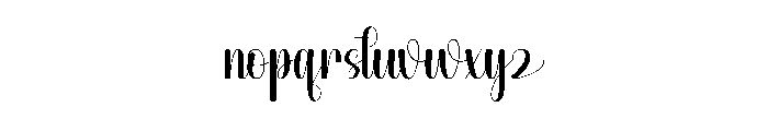 Brighty1 Font LOWERCASE