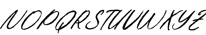 Brigrette Italic Font UPPERCASE