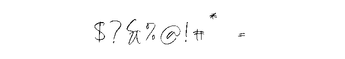 Briliant Diamond Font OTHER CHARS