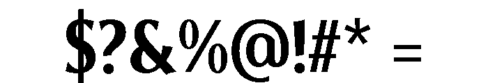 Brille Regular Font OTHER CHARS