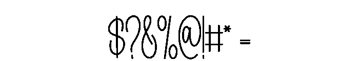 Brilliant Ballpoint Font OTHER CHARS