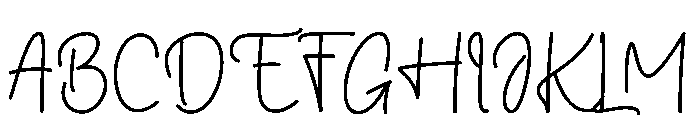 Brilliant Ballpoint Font UPPERCASE