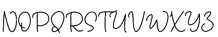 Brilliant Ballpoint Font UPPERCASE