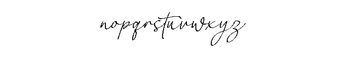 Brilliant Calligrap Font LOWERCASE