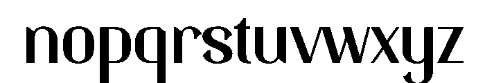 Brilliant Solution Regular Font LOWERCASE