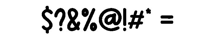 Brilliant Teacher Regular Font OTHER CHARS
