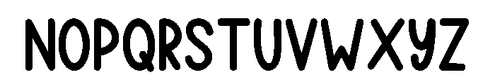 Brilliant Teacher Regular Font UPPERCASE