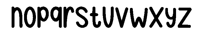 Brilliant Teacher Regular Font LOWERCASE