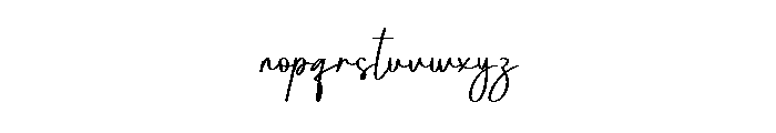 Brilliants Font LOWERCASE