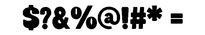 Brimo Font OTHER CHARS