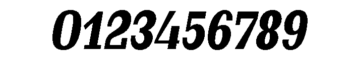Brimonta Black Condensed Slant Font OTHER CHARS