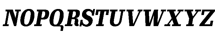 Brimonta Black Condensed Slant Font UPPERCASE