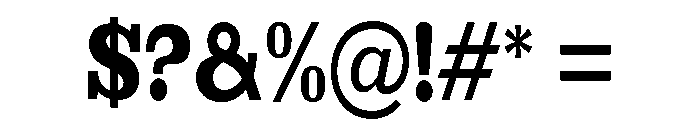 Brimonta Black Condensed Font OTHER CHARS