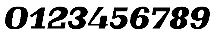 Brimonta Black Expanded Slant Font OTHER CHARS